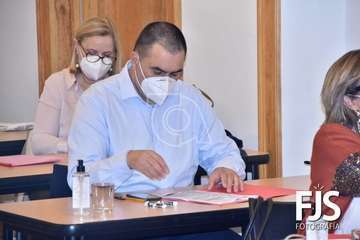 Sesión plenaria del mes de noviembre de 2020/TA y Francisco Javier Santana.